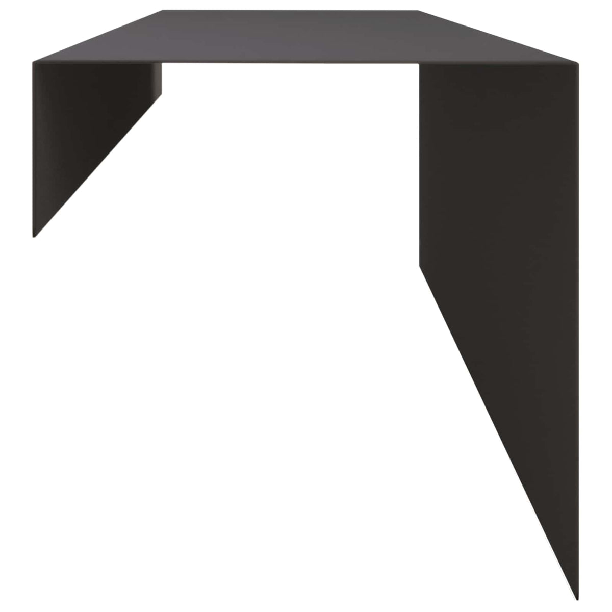 Garden Cover Profile 10 pcs 100 x 15 x 15 cm Steel Black