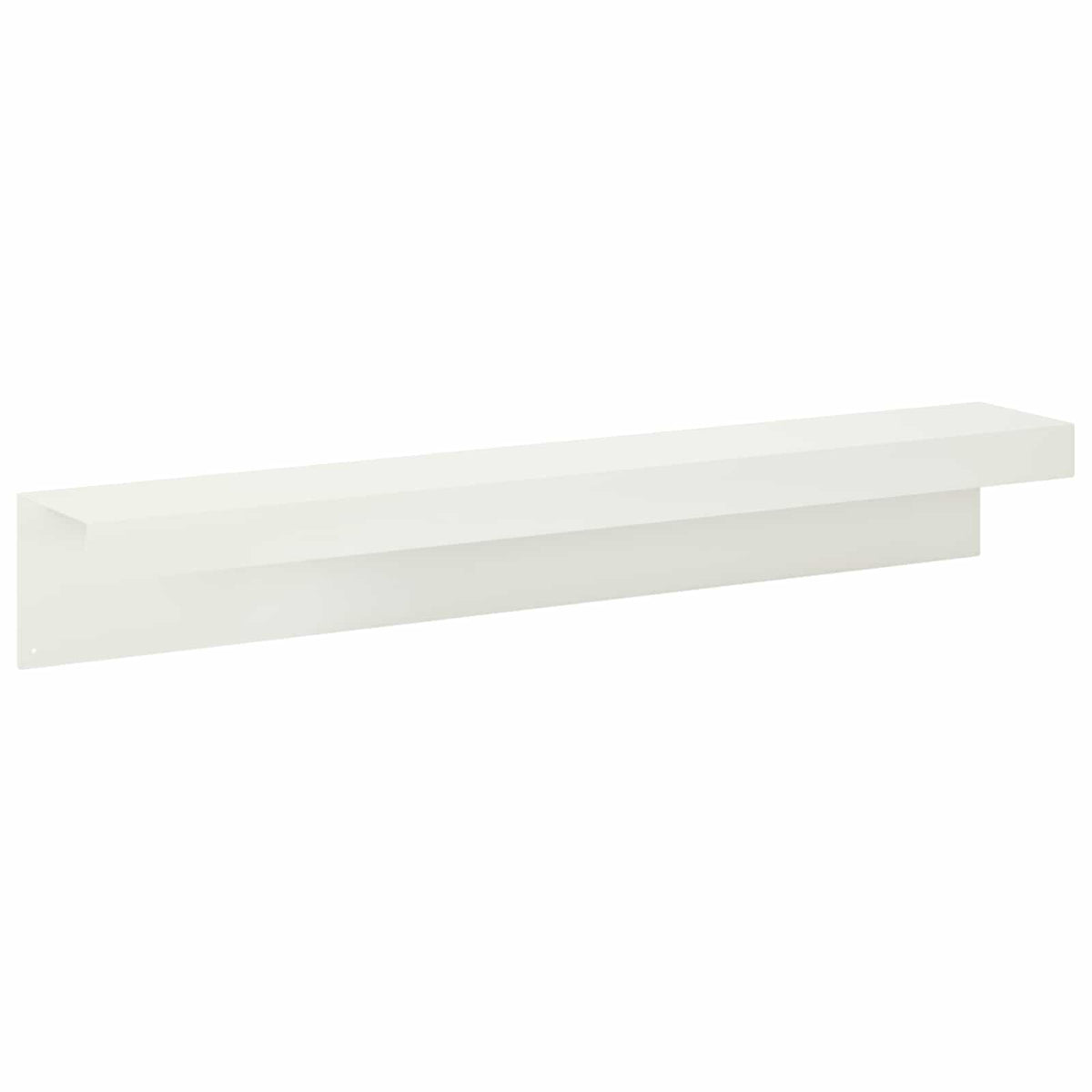 Garden Cover Profile 2 pcs 100 x 15 x 15 cm Steel White