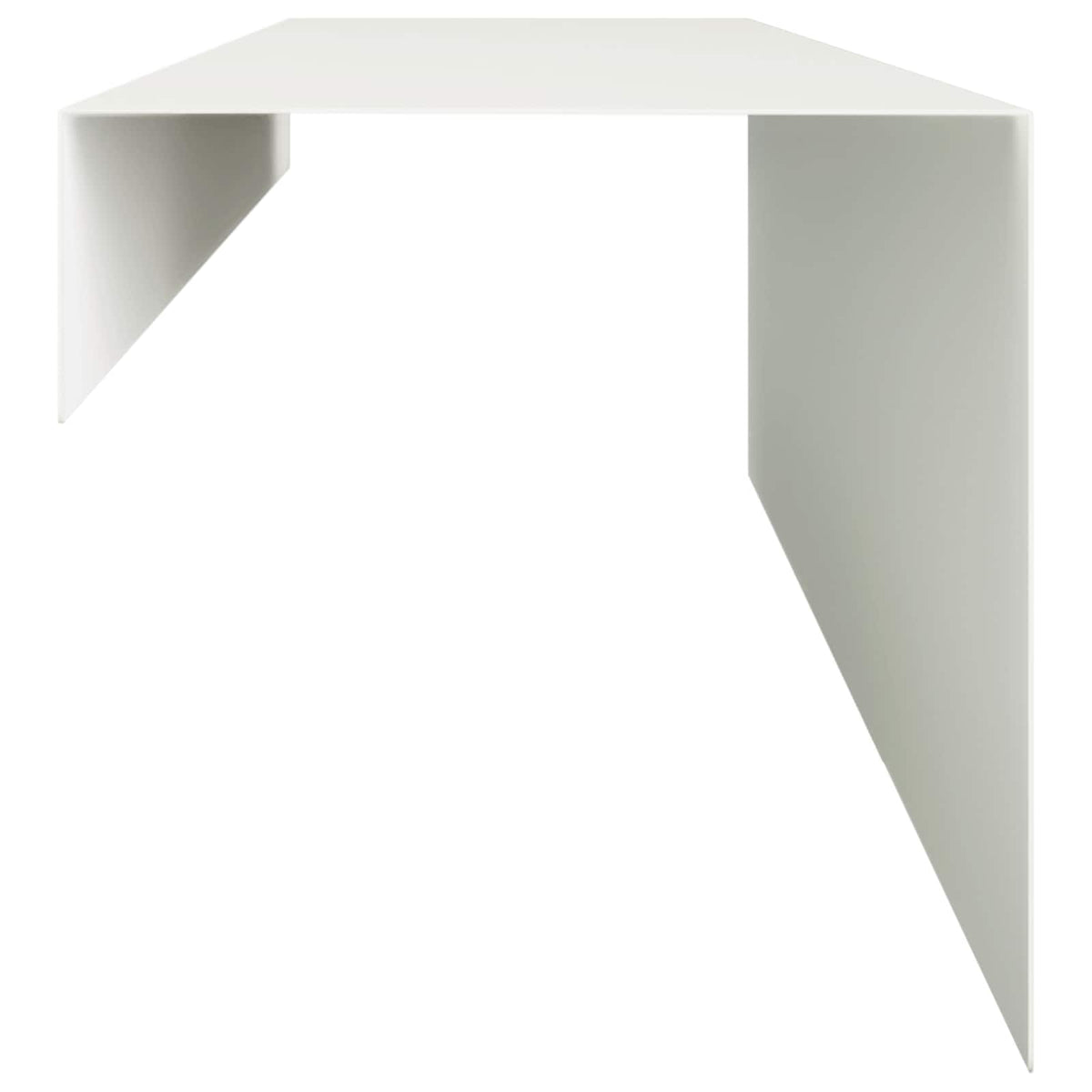 Garden Cover Profile 2 pcs 100 x 15 x 15 cm Steel White