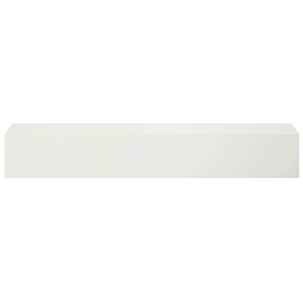 Garden Cover Profile 10 pcs 100 x 15 x 15 cm Steel White