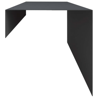 Garden Cover Profile 2 pcs 100 x 15 x 15 cm Steel Anthracite