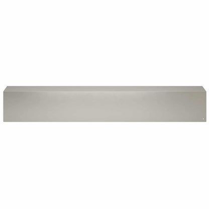 Garden Cover Profile 10 pcs 100 x 15 x 15 cm Stainless Steel