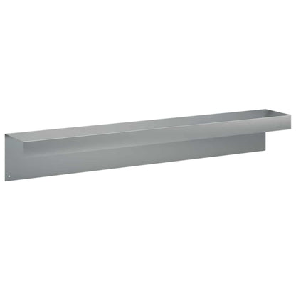 Garden Cover Profile 2 pcs 100 x 15 x 15 cm Galvanised Steel
