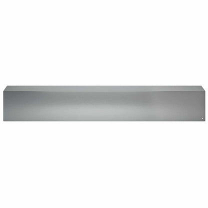 Garden Cover Profile 2 pcs 100 x 15 x 15 cm Galvanised Steel