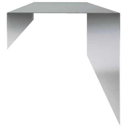 Garden Cover Profile 2 pcs 100 x 15 x 15 cm Galvanised Steel