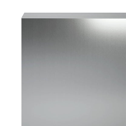 Garden Cover Profile 10 pcs 100 x 15 x 15 cm Galvanised Steel