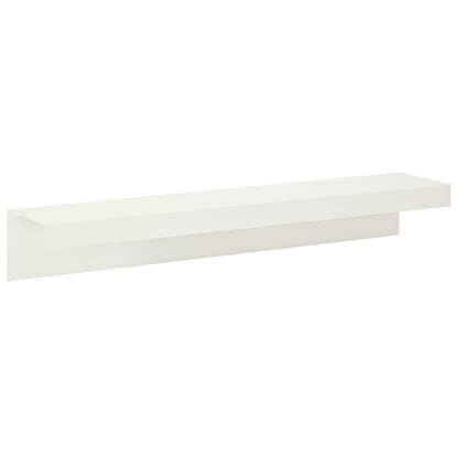Garden Cover Profile 2 pcs 100 x 20 x 15 cm Steel White