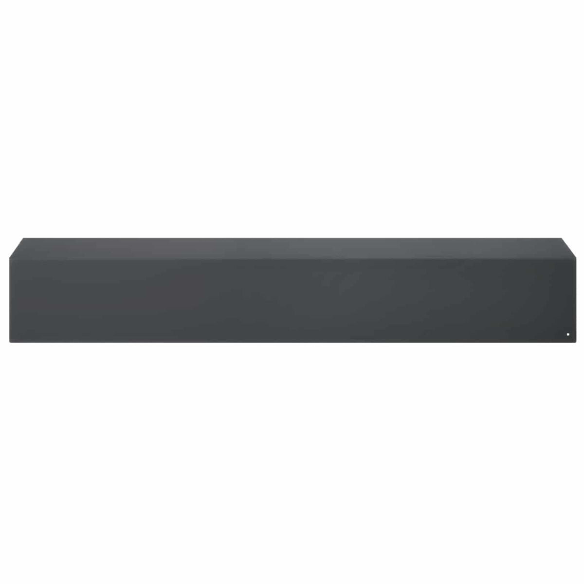 Garden Cover Profile 2 pcs 100 x 20 x 15 cm Steel Anthracite