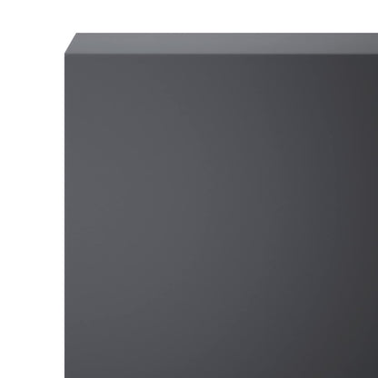 Garden Cover Profile 10 pcs 100 x 20 x 15 cm Steel Anthracite