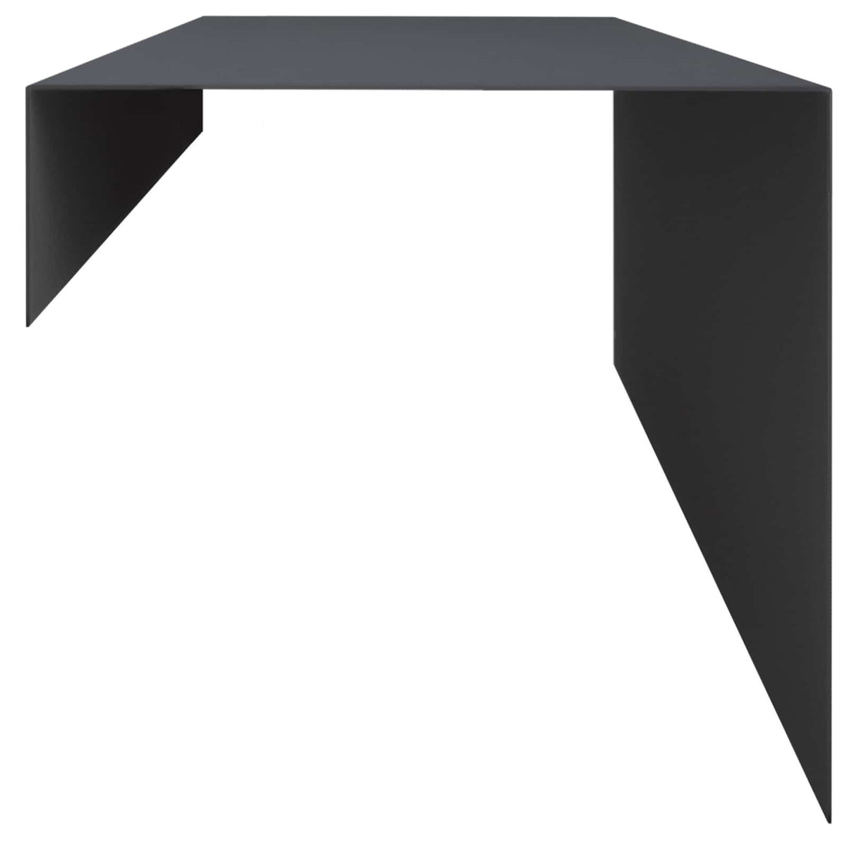 Garden Cover Profile 10 pcs 100 x 20 x 15 cm Steel Anthracite