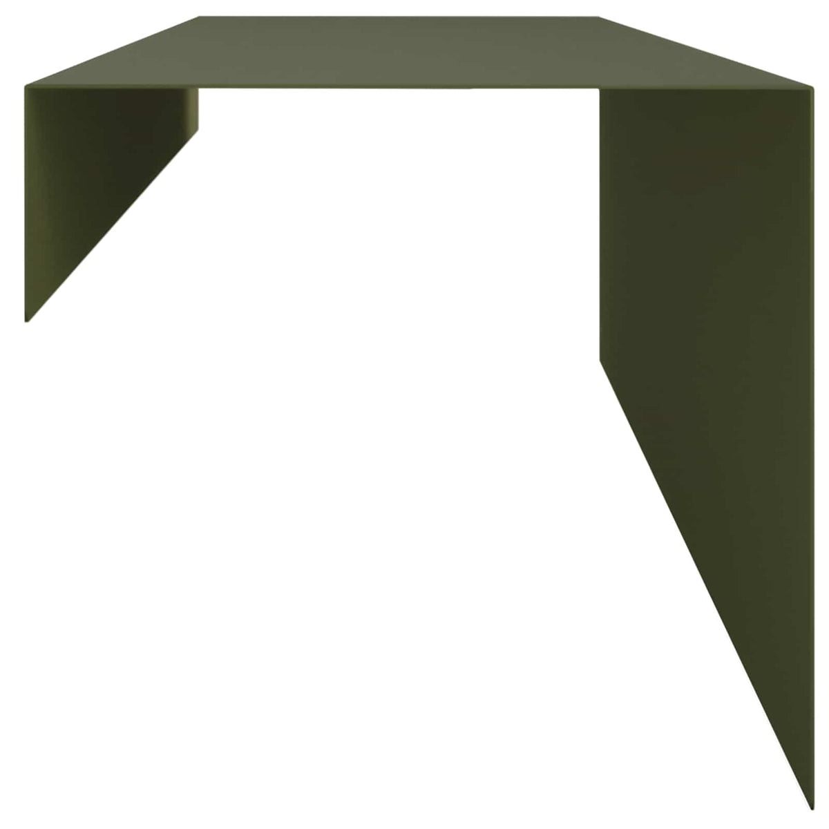 Garden Cover Profile 2 pcs 100 x 20 x 15 cm Steel Olive Green