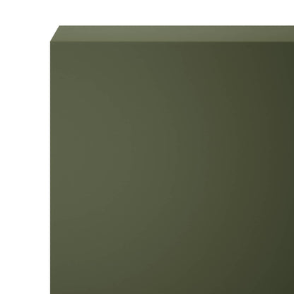 Garden Cover Profile 10 pcs 100 x 20 x 15 cm Steel Olive Green