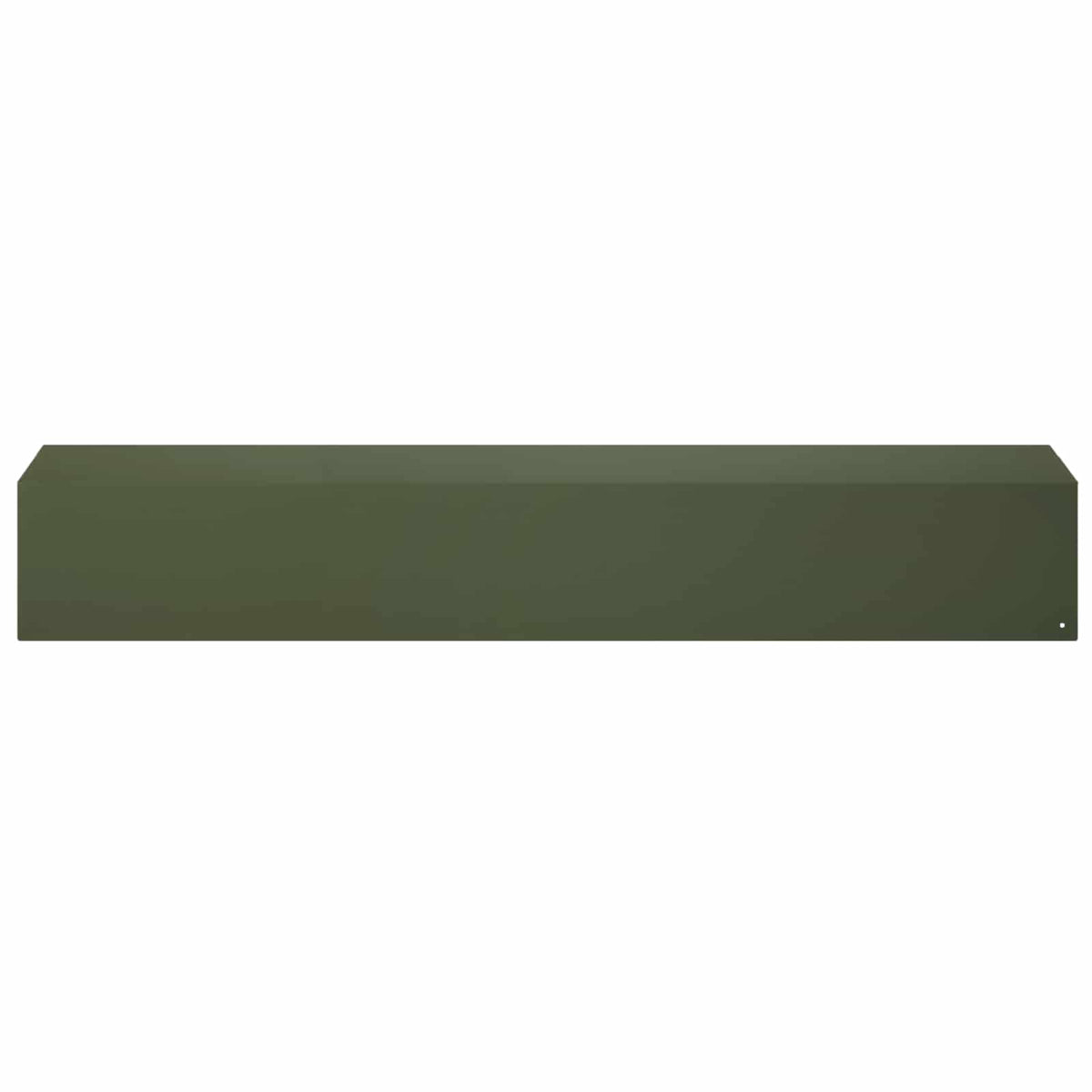 Garden Cover Profile 10 pcs 100 x 20 x 15 cm Steel Olive Green