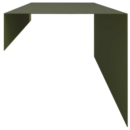 Garden Cover Profile 10 pcs 100 x 20 x 15 cm Steel Olive Green