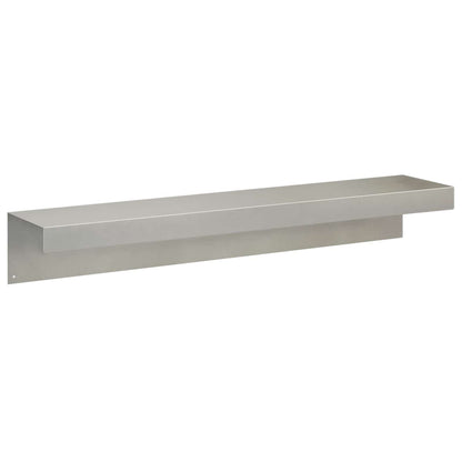 Garden Cover Profile 2 pcs 100 x 20 x 15 cm Stainless Steel