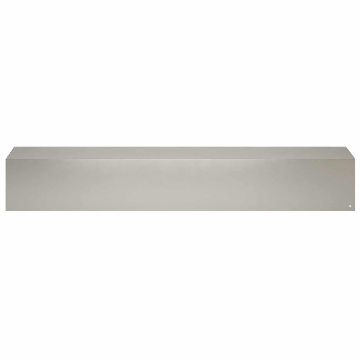 Garden Cover Profile 2 pcs 100 x 20 x 15 cm Stainless Steel