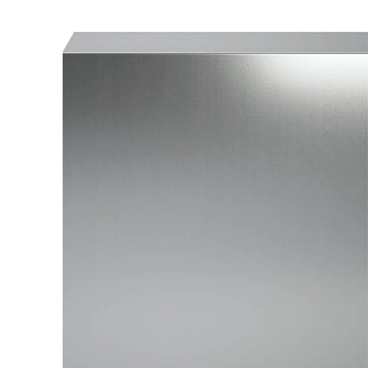 Garden Cover Profile 2 pcs 100 x 20 x 15 cm Galvanised Steel