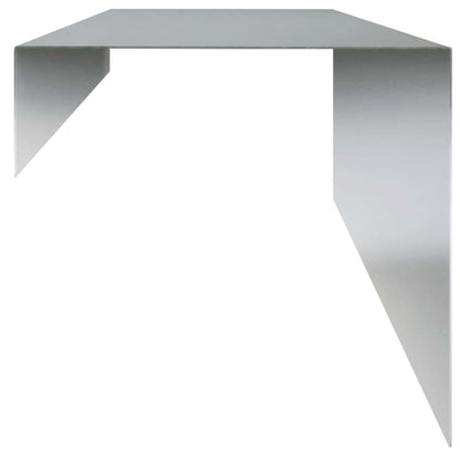 Garden Cover Profile 2 pcs 100 x 20 x 15 cm Galvanised Steel