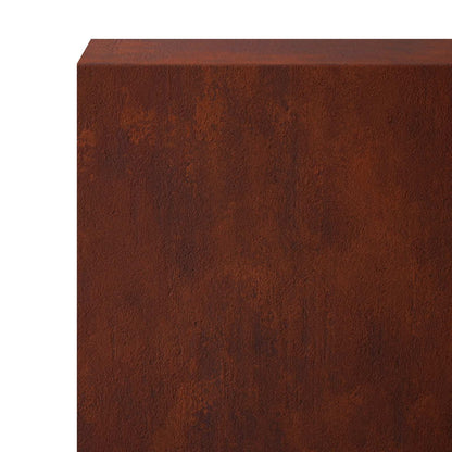 Garden Cover Profile 10 pcs 100 x 20 x 15 cm Weathering Steel