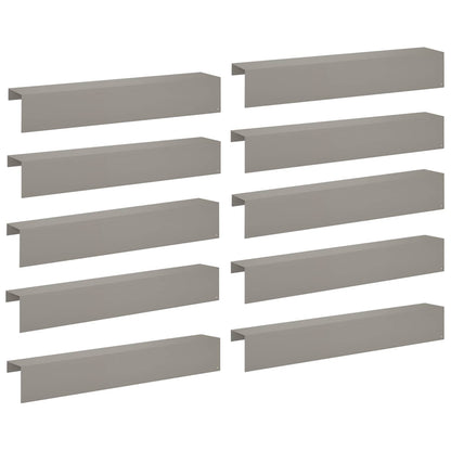 Garden Cover Profile 10 pcs 100 x 20 x 15 cm Weathering Steel
