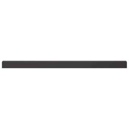 Garden Cover Profile 10 pcs 100 x 5 x 5 cm Steel Black