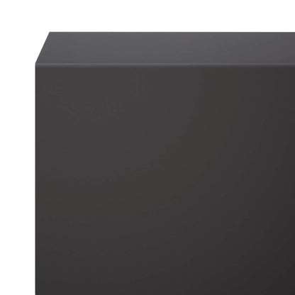 Garden Cover Profile 20 pcs 100 x 5 x 5 cm Steel Black