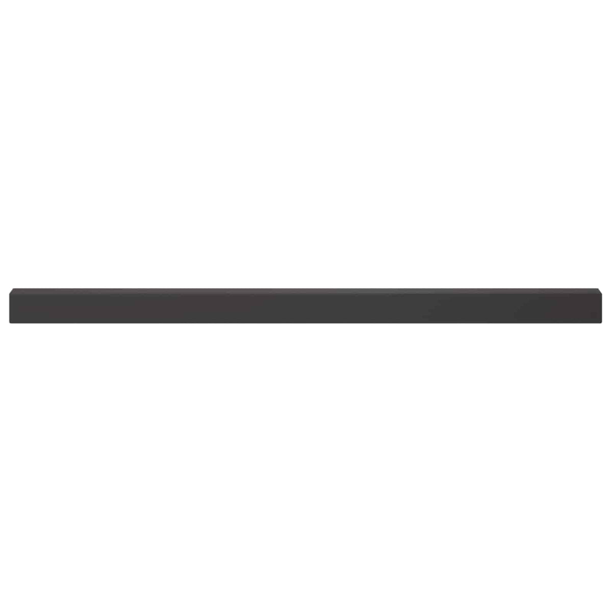 Garden Cover Profile 20 pcs 100 x 5 x 5 cm Steel Black