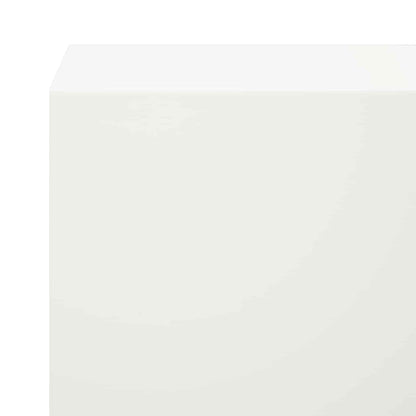 Garden Cover Profile 20 pcs 100 x 5 x 5 cm Steel White
