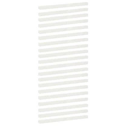 Garden Cover Profile 20 pcs 100 x 5 x 5 cm Steel White