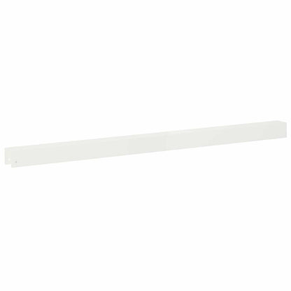 Garden Cover Profile 20 pcs 100 x 5 x 5 cm Steel White