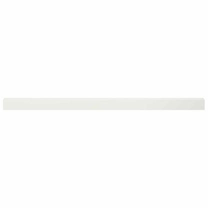 Garden Cover Profile 20 pcs 100 x 5 x 5 cm Steel White