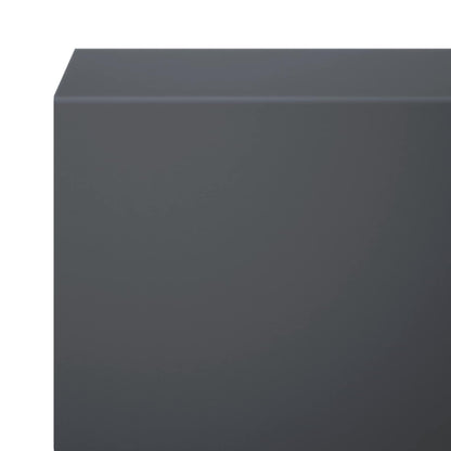 Garden Cover Profile 10 pcs 100 x 5 x 5 cm Steel Anthracite