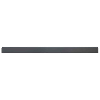 Garden Cover Profile 10 pcs 100 x 5 x 5 cm Steel Anthracite