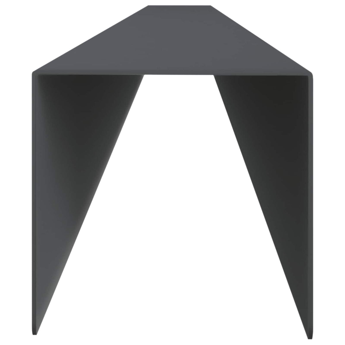 Garden Cover Profile 10 pcs 100 x 5 x 5 cm Steel Anthracite