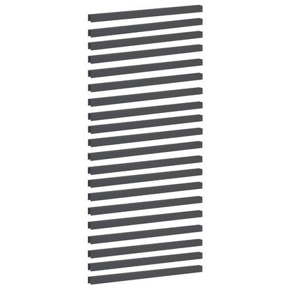 Garden Cover Profile 20 pcs 100 x 5 x 5 cm Steel Anthracite