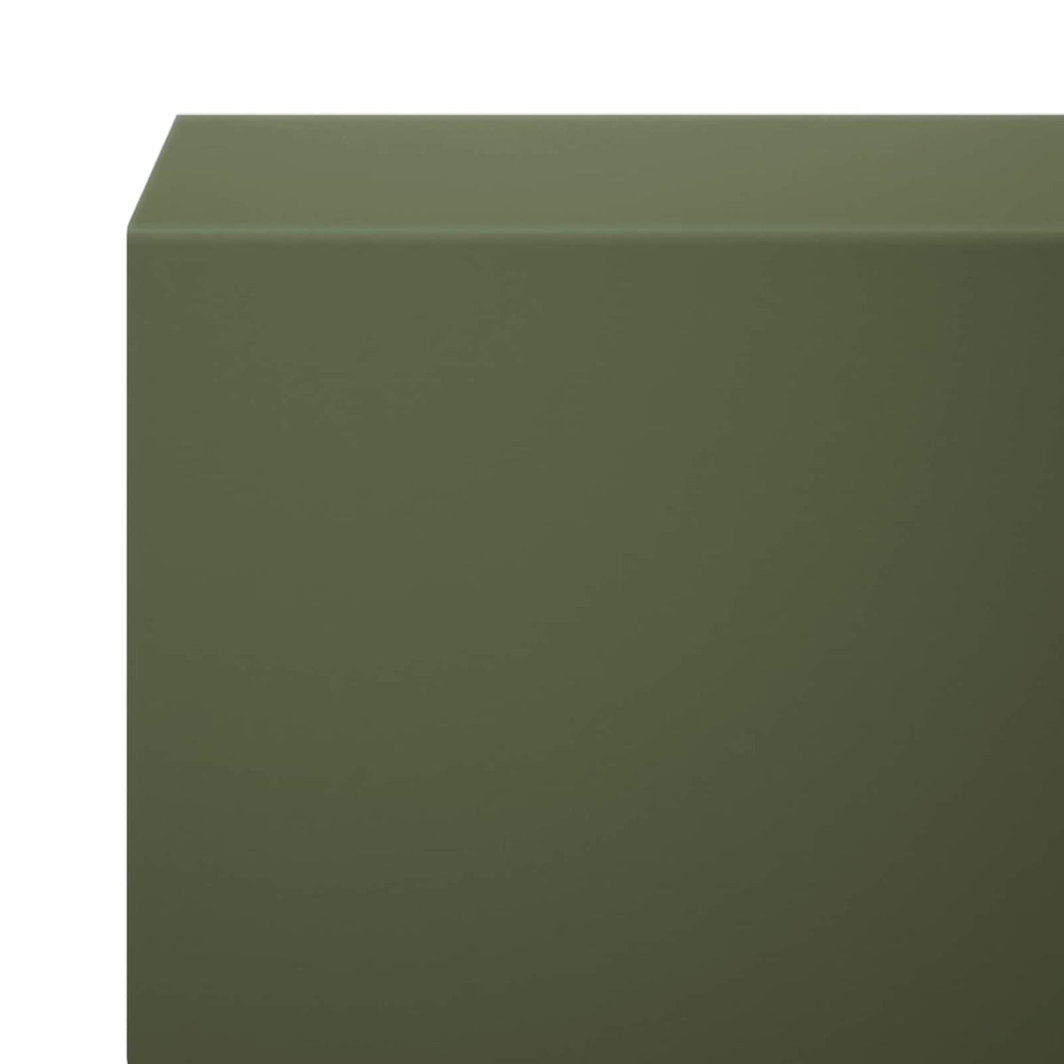 Garden Cover Profile 10 pcs 100 x 5 x 5 cm Steel Olive Green