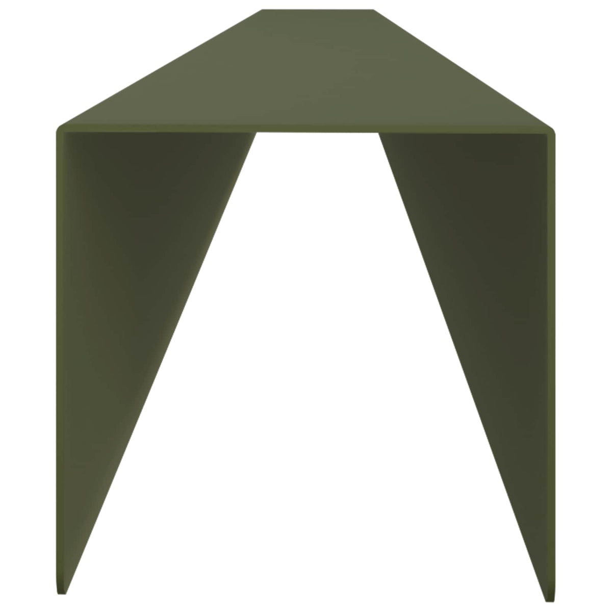Garden Cover Profile 20 pcs 100 x 5 x 5 cm Steel Olive Green