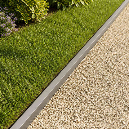 Garden Cover Profile 20 pcs 100 x 5 x 5 cm Stainless Steel