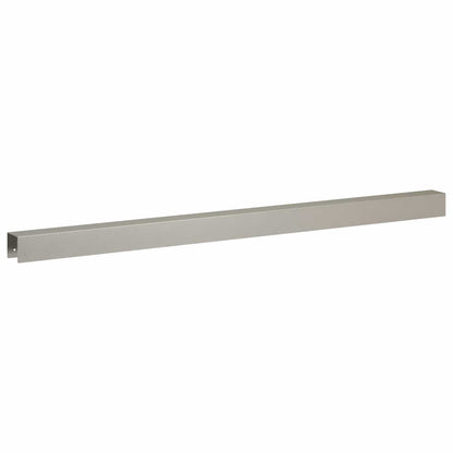 Garden Cover Profile 10 pcs 100 x 5 x 5 cm Stainless Steel