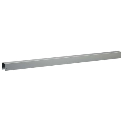 Garden Cover Profile 10 pcs 100 x 5 x 5 cm Galvanised Steel