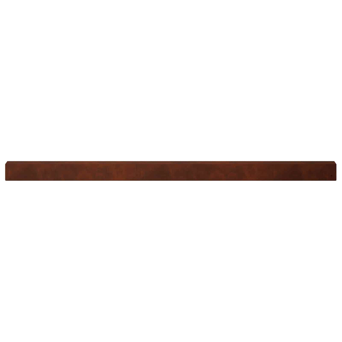 Garden Cover Profile 10 pcs 100 x 5 x 5 cm Weathering Steel