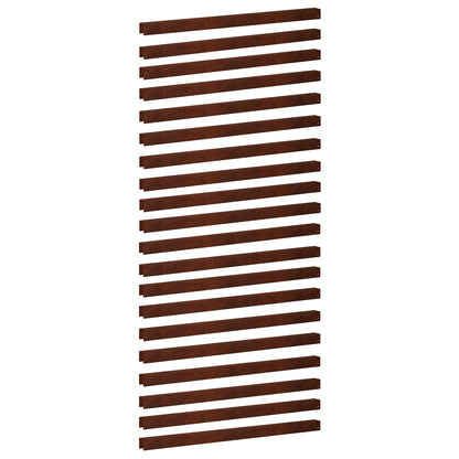 Garden Cover Profile 20 pcs 100 x 5 x 5 cm Weathering Steel