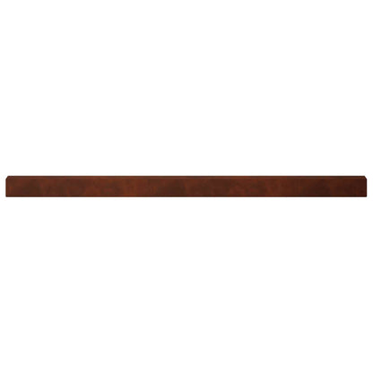 Garden Cover Profile 20 pcs 100 x 5 x 5 cm Weathering Steel