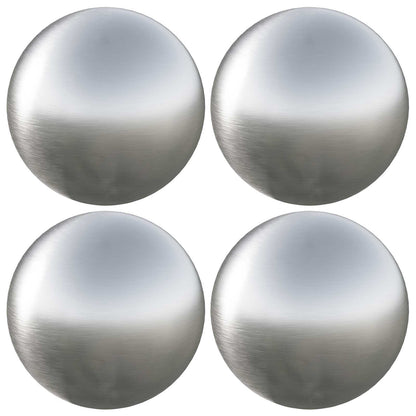 Brushed Ball 4 pcs Ø 10 cm Silver Stainless Steel 201