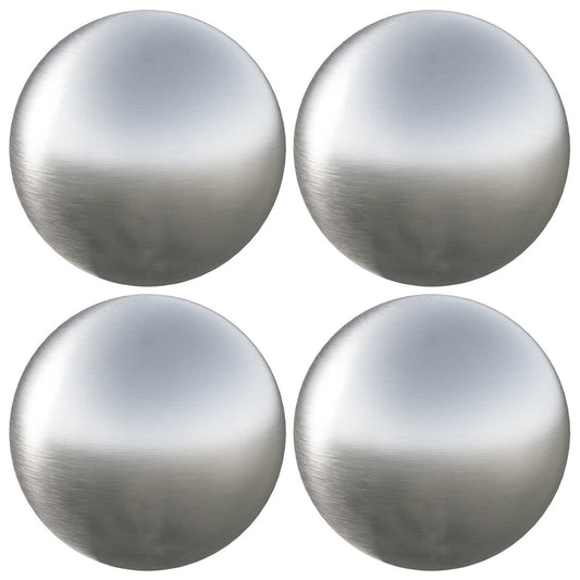 Brushed Ball 4 pcs Ø 10 cm Silver Stainless Steel 201