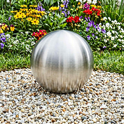 Brushed Ball Ø 47 cm Silver Stainless Steel 201