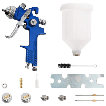 HVLP Paint Spray Gun Kit 600 ml Cup 1.3/1.7/2.0 mm Nozzles