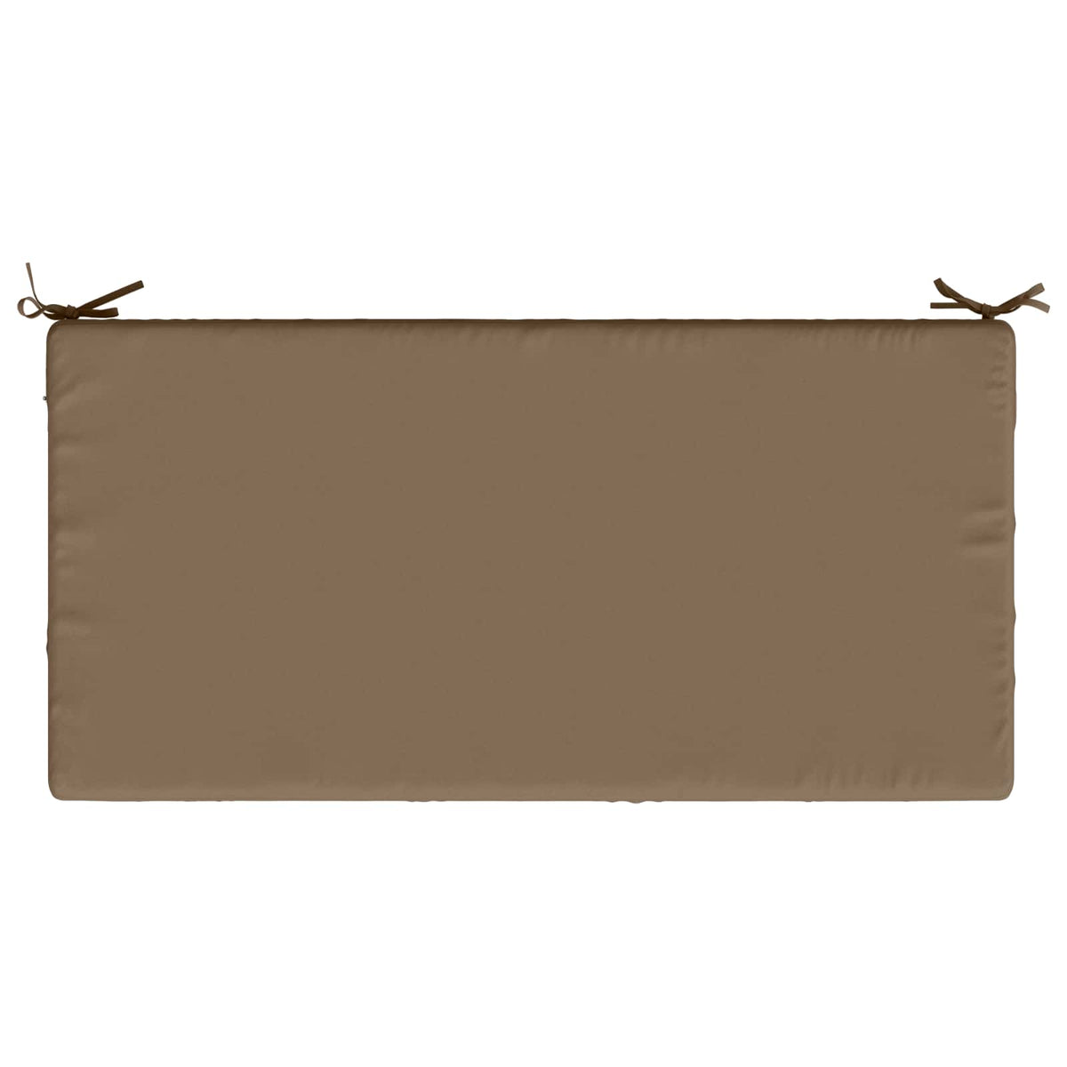 Seat Cushion SOEST 100% Polyester Taupe 120 x 80 x 15 cm