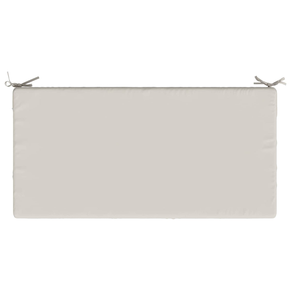Seat Cushion SOEST 100% Polyester White 120 x 80 x 15 cm