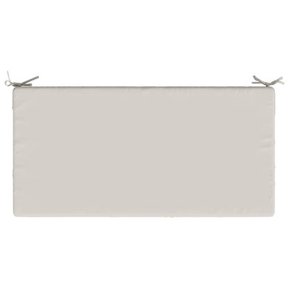 Seat Cushion SOEST 100% Polyester White 120 x 80 x 15 cm